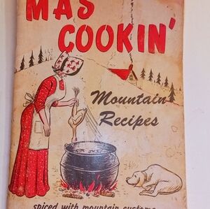 Ma's Cooking VTG Cookbook Ozarks 1966 Sis Jake Caples MO Recipes Hillbilly Farmh